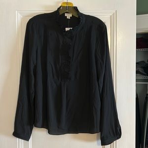 J Crew Black blouse